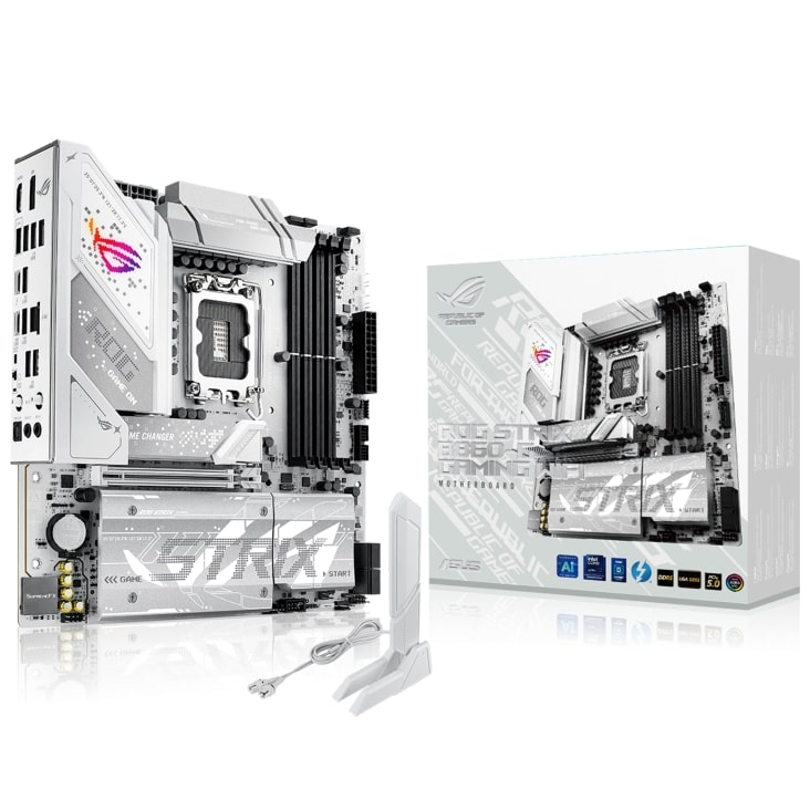 ASUS ROG STRIX B860-G GAMING WIFI Intel B860 Soket 1851 DDR5 9066+(OC)MHz mATX Gaming (Oyuncu) Anakart