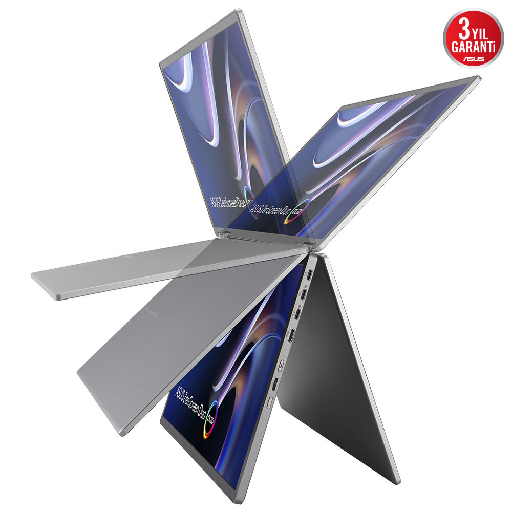 ASUS ZenScreen Duo OLED MQ149CD 14″ 1ms 60Hz DisplayHDR™ 400 Full HD OLED Taşınabilir Monitör
