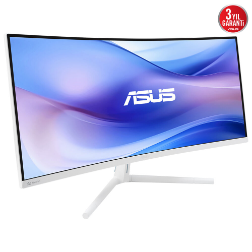 ASUS VU34WCIP-W 34″ 100Hz 1ms Eye Care Hava İyonizeri Curved WQHD VA Monitör