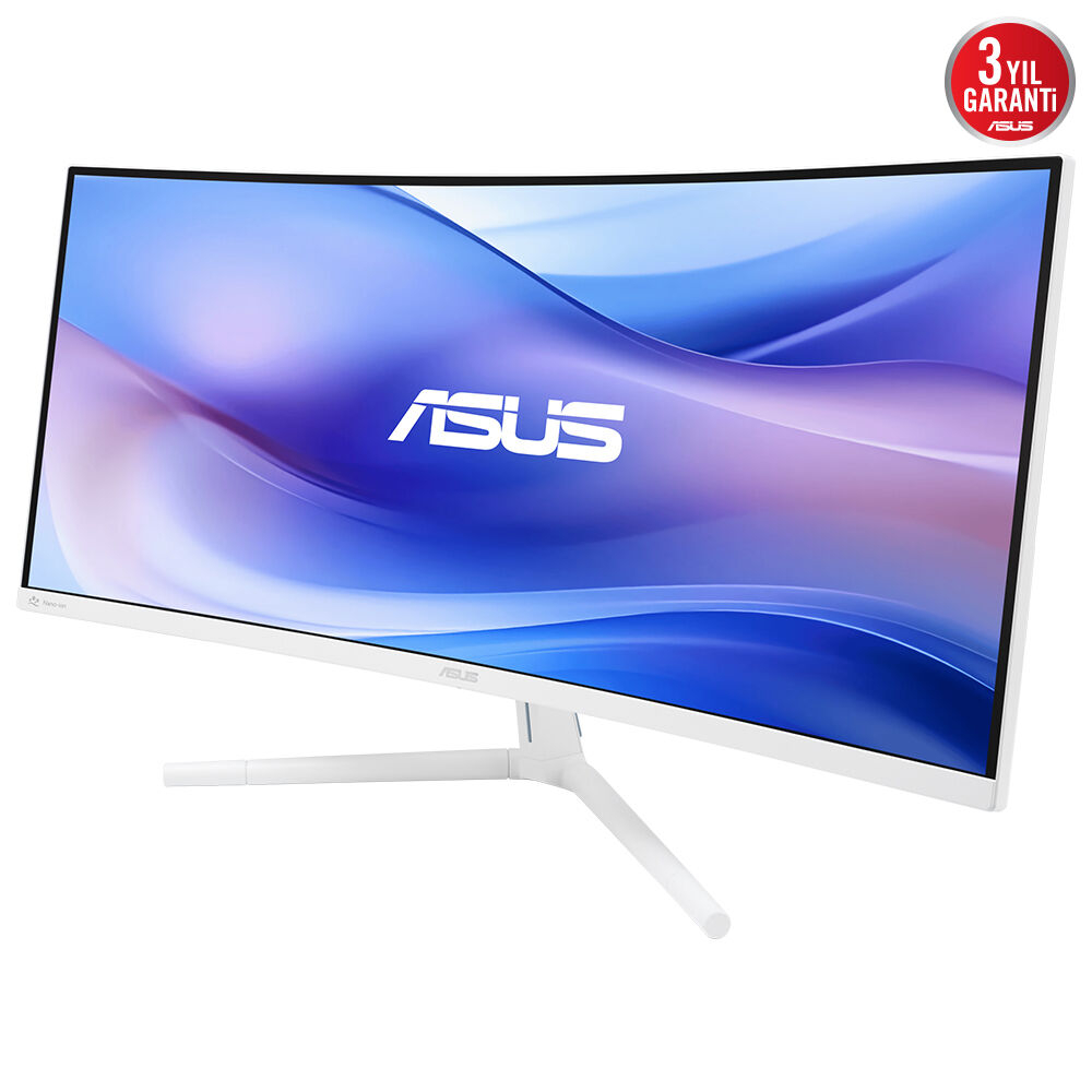 ASUS VU34WCIP-W 34″ 100Hz 1ms Eye Care Hava İyonizeri Curved WQHD VA Monitör