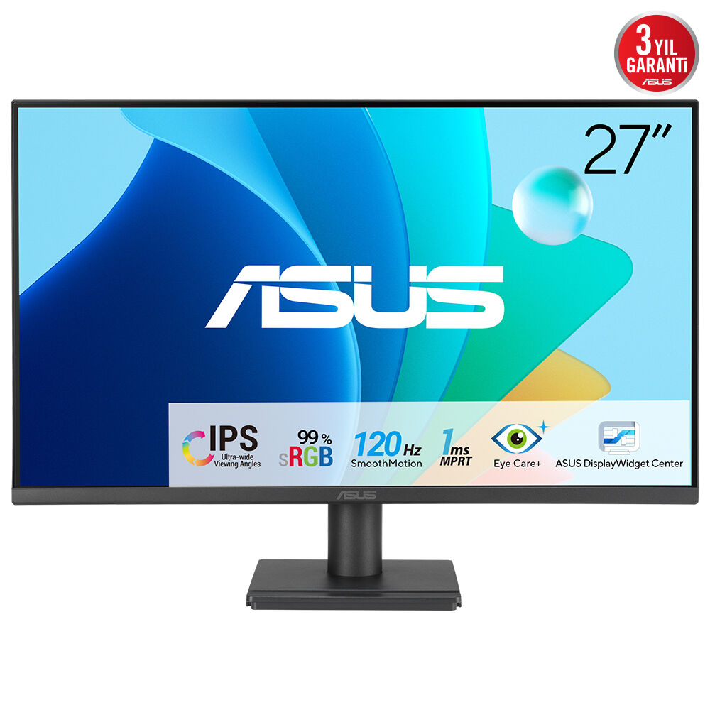 ASUS VA279HG 27″ 120Hz 1ms Eye Care Full HD IPS Gaming (Oyuncu) Monitör