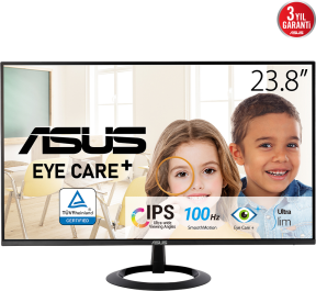 Asus VZ24EHF 24″ 1 ms Full HD IPS 100 Hz  Gaming (Oyuncu) Monitör