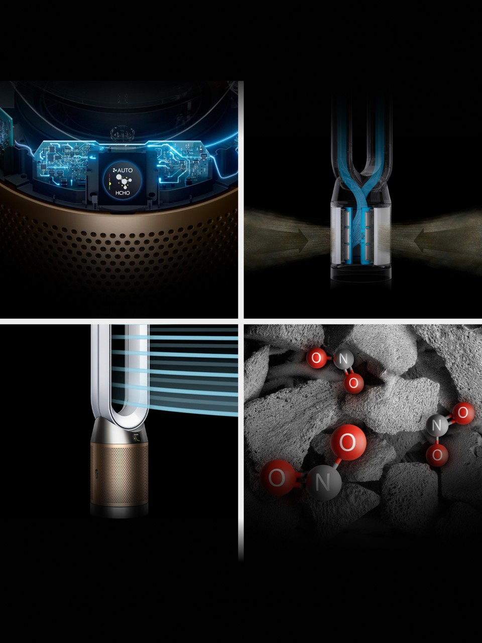 Dyson Purifier Hot+Cool HP2 De-NOx Hava Temizleyici