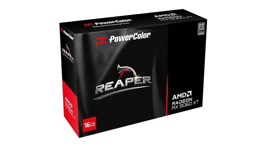 POWERCOLOR REAPER RADEON RX9060XT 16G-A 16GB GDDR6 128Bit Gaming (Oyuncu) Ekran Kartı