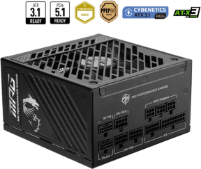 MSI MPG A1000GS PCIE5 1000W 80+ Gold Full Modüler Power Supply