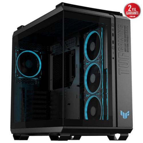 ASUS TUF Gaming GT502 Horizon Temperli Cam USB Type-C Siyah ATX Mid-Tower Gaming (Oyuncu) Kasa