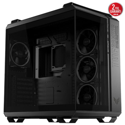 ASUS TUF Gaming GT502 Horizon Temperli Cam USB Type-C Siyah ATX Mid-Tower Gaming (Oyuncu) Kasa