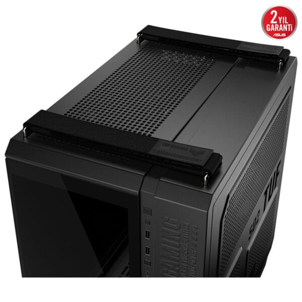 ASUS TUF Gaming GT502 Horizon Temperli Cam USB Type-C Siyah ATX Mid-Tower Gaming (Oyuncu) Kasa