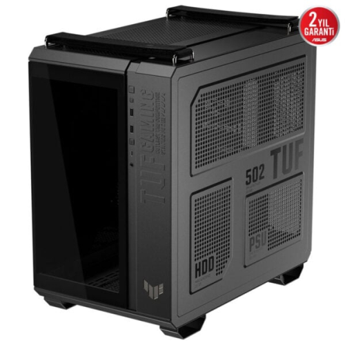 ASUS TUF Gaming GT502 Horizon Temperli Cam USB Type-C Siyah ATX Mid-Tower Gaming (Oyuncu) Kasa