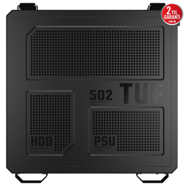 ASUS TUF Gaming GT502 Horizon Temperli Cam USB Type-C Siyah ATX Mid-Tower Gaming (Oyuncu) Kasa