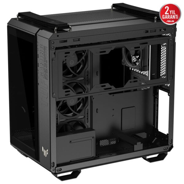 ASUS TUF Gaming GT502 Horizon Temperli Cam USB Type-C Siyah ATX Mid-Tower Gaming (Oyuncu) Kasa