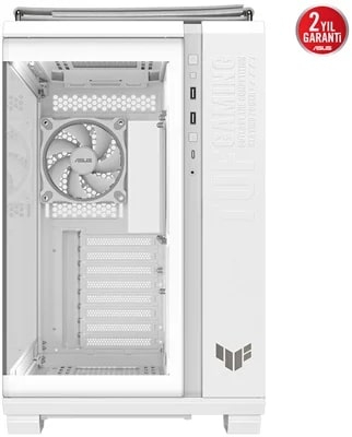 ASUS TUF Gaming GT502 Horizon Temperli Cam USB Type-C Beyaz ATX Mid-Tower Gaming (Oyuncu) Kasa