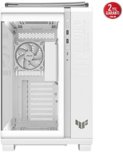 ASUS TUF Gaming GT502 Horizon Temperli Cam USB Type-C Beyaz ATX Mid-Tower Gaming (Oyuncu) Kasa