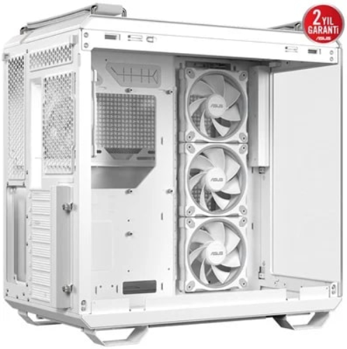 ASUS TUF Gaming GT502 Horizon Temperli Cam USB Type-C Beyaz ATX Mid-Tower Gaming (Oyuncu) Kasa