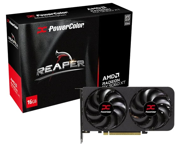 POWERCOLOR REAPER RADEON RX9060XT 16G-A 16GB GDDR6 128Bit Gaming (Oyuncu) Ekran Kartı