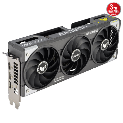 ASUS TUF Gaming AMD Radeon RX 9060XT 16GB TUF-RX9060XT-O16G-GAMING GDDR6 128Bit DX12 Gaming (Oyuncu) Ekran Kartı