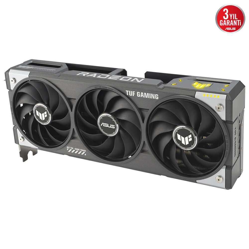 ASUS TUF Gaming AMD Radeon RX 9060XT 16GB TUF-RX9060XT-O16G-GAMING GDDR6 128Bit DX12 Gaming (Oyuncu) Ekran Kartı