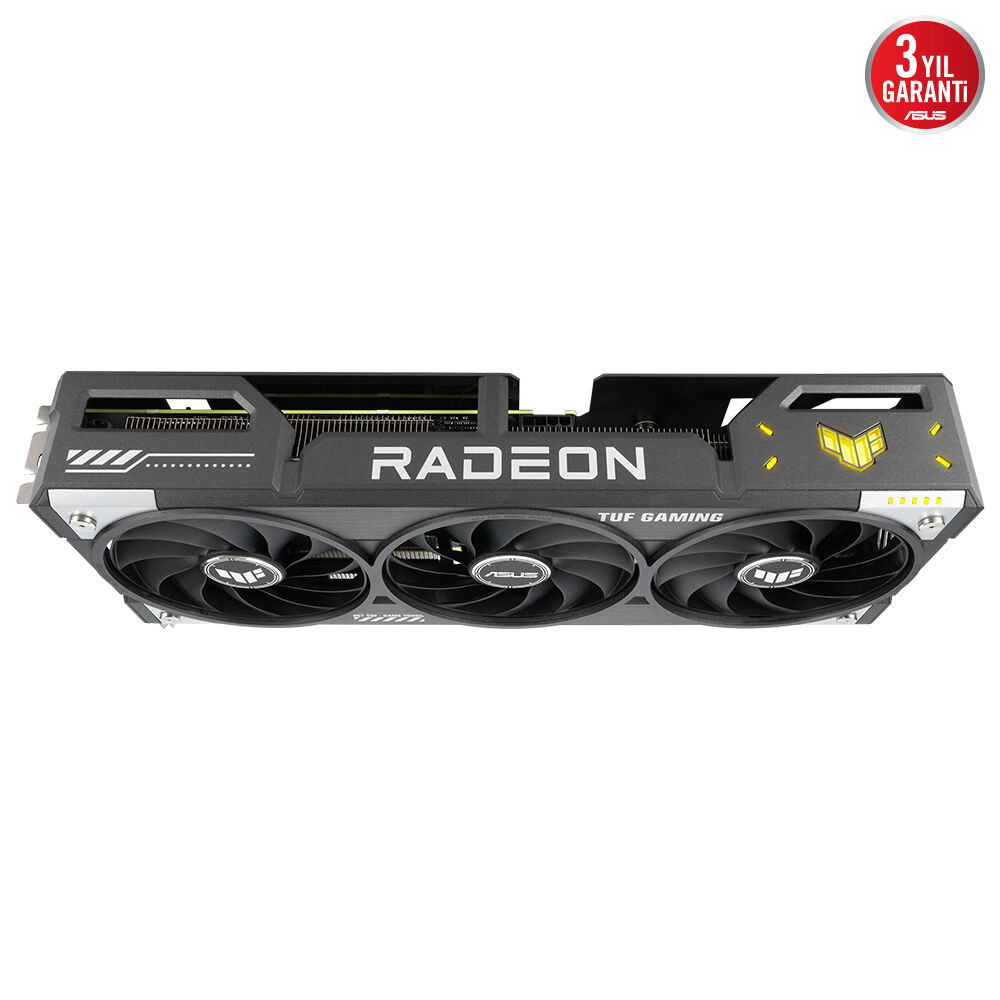ASUS TUF Gaming AMD Radeon RX 9060XT 16GB TUF-RX9060XT-O16G-GAMING GDDR6 128Bit DX12 Gaming (Oyuncu) Ekran Kartı