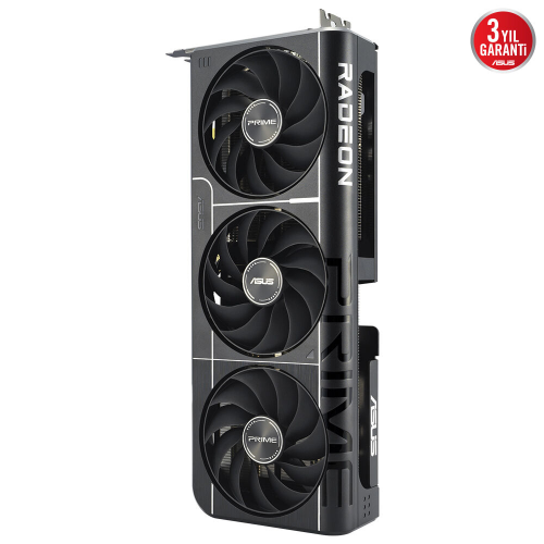 ASUS Prime AMD Radeon RX 9060XT 16GB PRIME-RX9060XT-O16G-GAMING GDDR6 128Bit DX12 Gaming (Oyuncu) Ekran Kartı