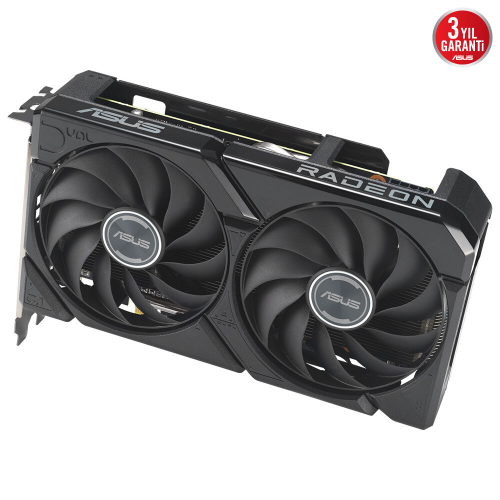 ASUS DUAL AMD Radeon RX 9060XT 8GB DUAL-RX9060XT-8G-GAMING GDDR6 128Bit DX12 Gaming (Oyuncu) Ekran Kartı