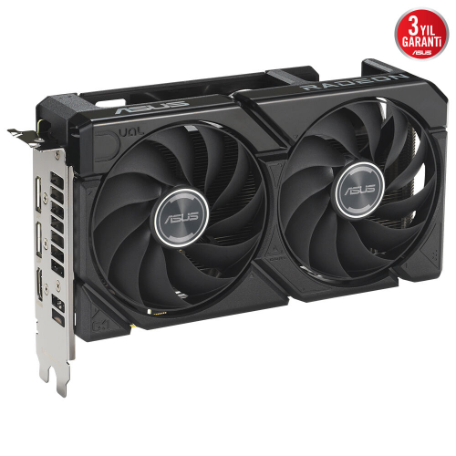 ASUS DUAL AMD Radeon RX 9060XT 8GB DUAL-RX9060XT-8G-GAMING GDDR6 128Bit DX12 Gaming (Oyuncu) Ekran Kartı