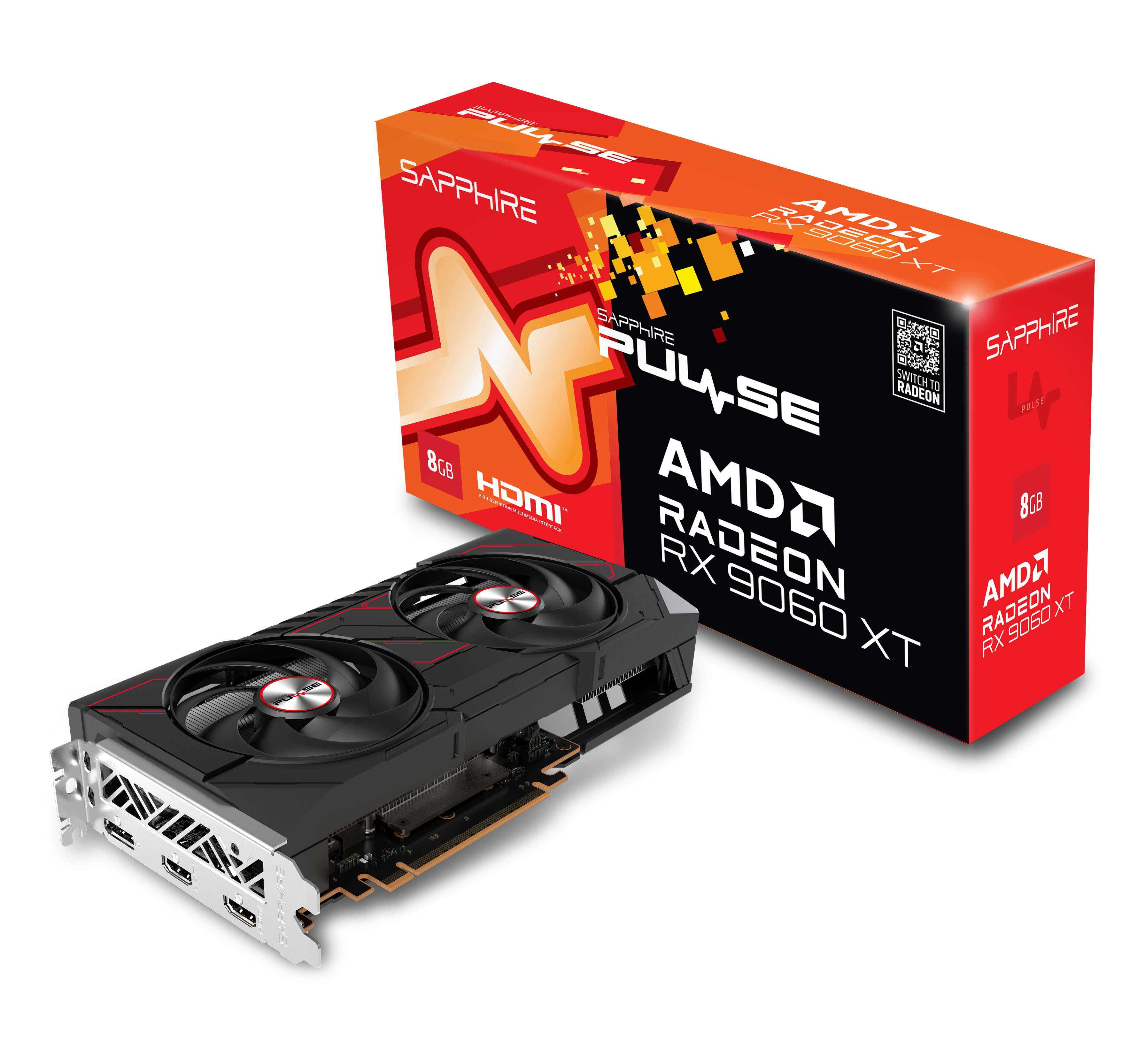 Sapphire Pulse AMD Radeon RX 9060 XT 11350-04-20G 8GB OC GDDR6 128Bit Gaming (Oyuncu) Ekran Kartı