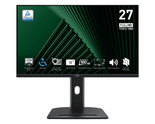 MSI PRO MP275PG 27″ 1920x1080 1ms 100Hz IPS Full HD Adaptive-Sync Monitör