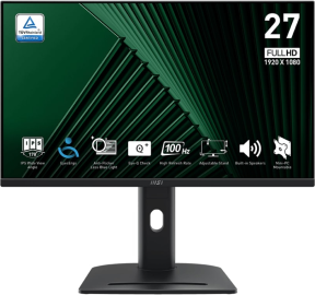 MSI PRO MP275PG 27″ 1920x1080 1ms 100Hz IPS Full HD Adaptive-Sync Monitör