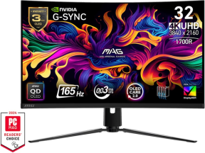 MSI MAG 321CUP QD-OLED 31.5″ 0.03ms 165Hz UHD G-Sync 1700R Curved Gaming (Oyuncu) Monitör