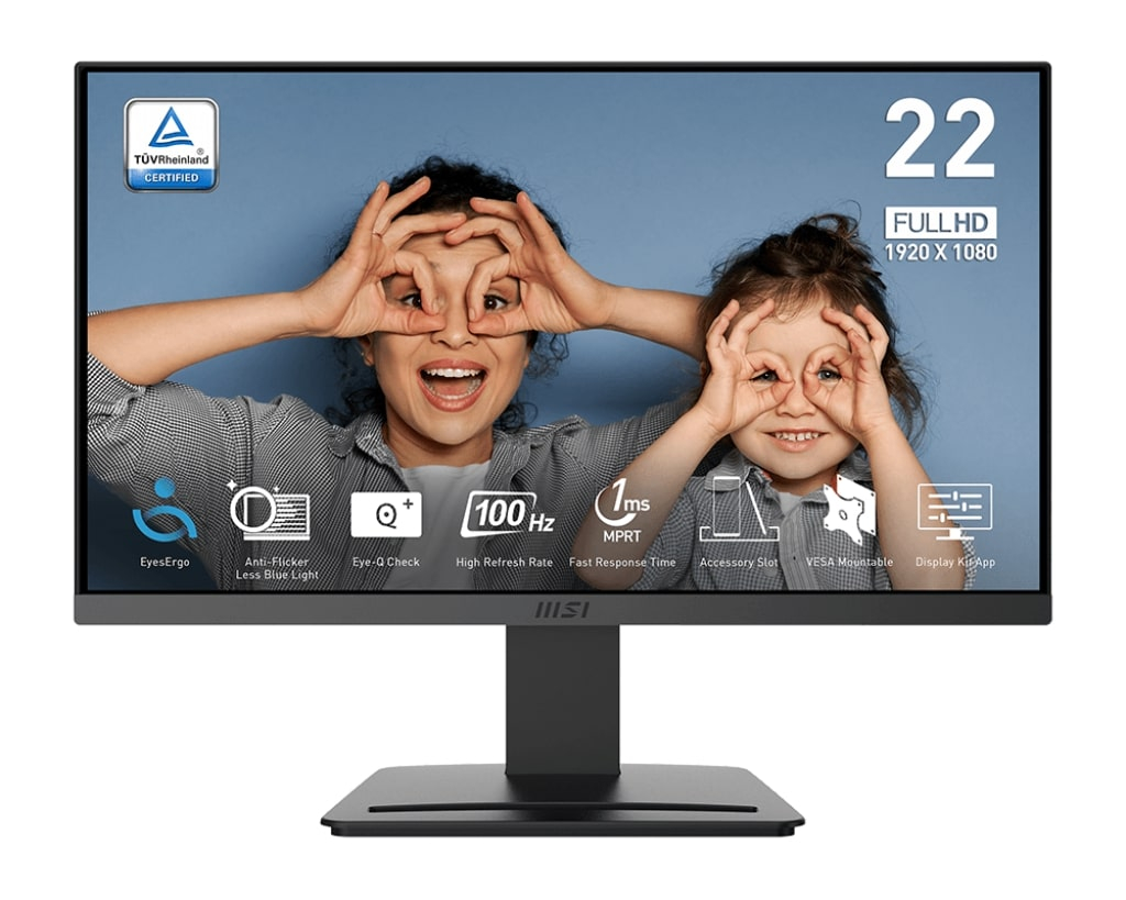 MSI Pro MP223 E2 21.5″ 1ms 100Hz Anti-Glare VA Full HD AdaptiveSync Monitör