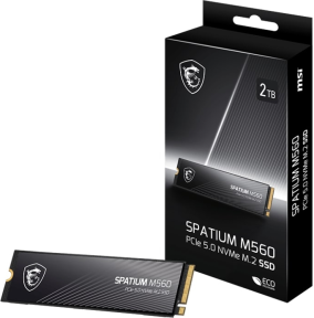 MSI Spatium M560 2 TB 10300/8700MB/s PCIe Gen5.0 NVMe M.2 SSD Disk