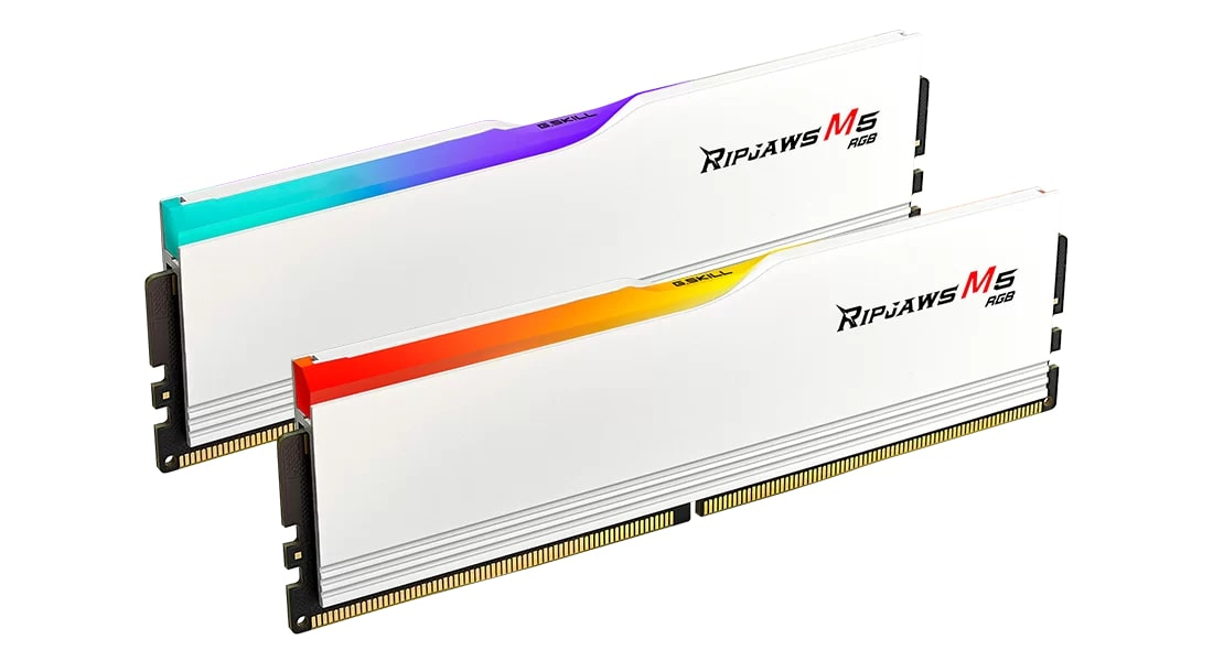 GSKILL Ripjaws M5 RGB 32 GB (2x16) 6000MHz CL36 DDR5 Gaming Ram (F5-6000J3636F16GX2-RM5RW)