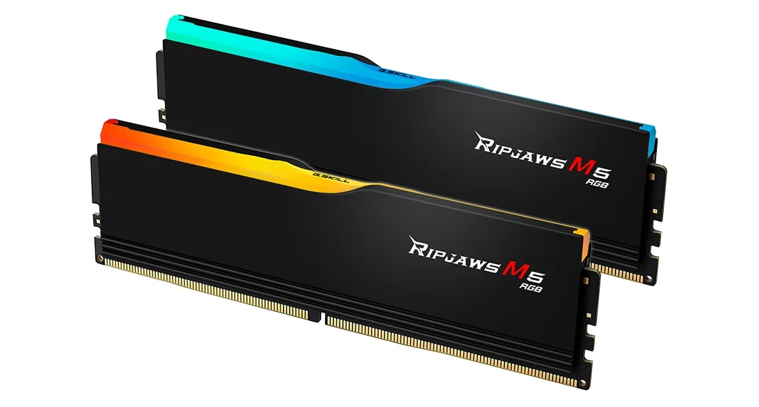 GSKILL Ripjaws M5 RGB 32 GB (2x16) 6000MHz CL36 DDR5 Gaming Ram (F5-6000J3636F16GX2-RM5RK)