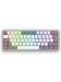 Redragon K616 Fizz Pro RGB Red Switch Kablosuz Beyaz Compact Gaming (Oyuncu) Klavye