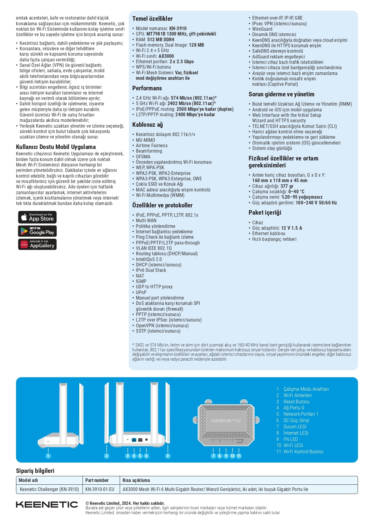 Keenetic Challenger KN-3910-01-EU Router / Extender