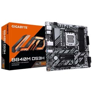 Gigabyte B840M DS3H Soket AM5 DDR5 8200MHz (OC) mATX Gaming Anakart
