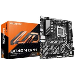 Gigabyte B840M D2H Soket AM5 DDR5 7600MHz (OC) mATX Gaming Anakart