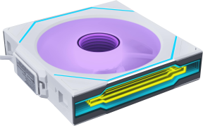 Lian Li UNI FAN REVERSE SL-INFINITY WIRELESS 1x120mm Beyaz Kasa Fanı (G99.12RSLIN1W1W.00)