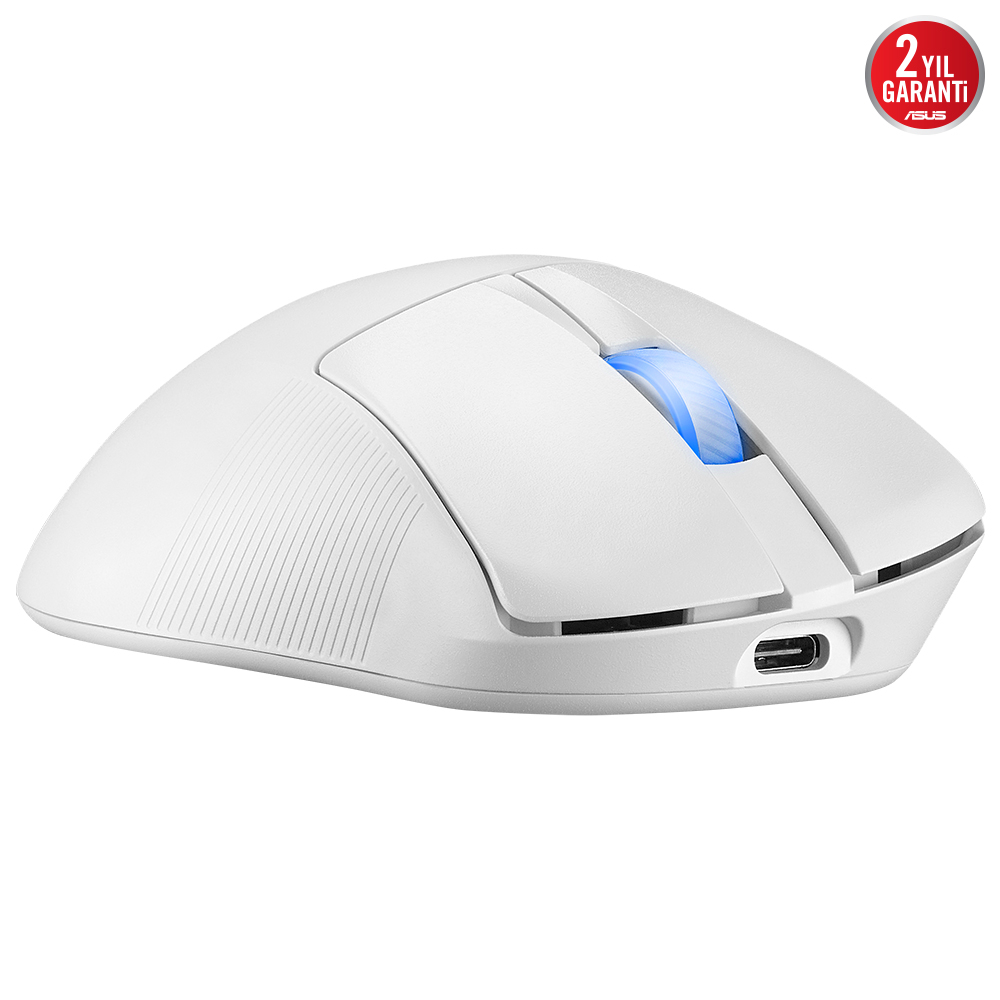 ASUS ROG Keris II Ace 3 Tuş Optik 42000 DPI Beyaz Kablolu/Kablosuz Gaming (Oyuncu) Mouse
