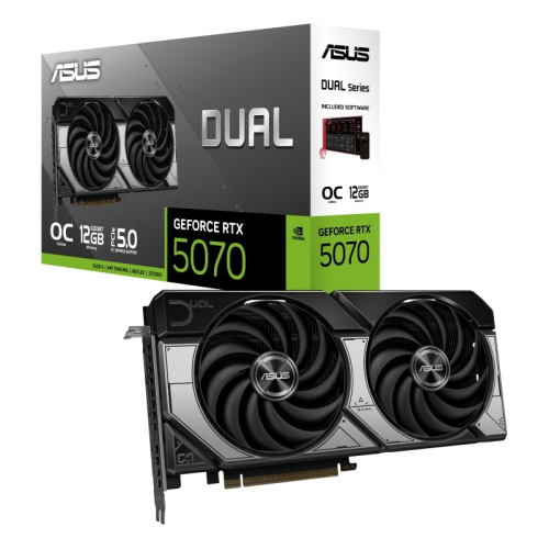 ASUS DUAL GeForce RTX 5070 12GB OC Edition DUAL-RTX5070-O12G GDDR7 192Bit Gaming (Oyuncu) Ekran Kartı