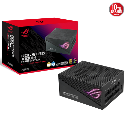 ASUS ROG-STRIX-1000G-AURA 1000W 80+ Gold Aura Edition Power Supply