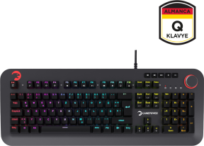GamePower Starscream 60M RGB Mavi Switch 60 Milyon Almanca Q USB Suya Dayanıklı Optik Mekanik Gaming Klavye