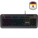 GamePower Starscream 60M RGB Kırmızı Switch 60 Milyon Almanca Q USB Suya Dayanıklı Optik Mekanik Gaming Klavye