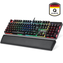 GamePower Ogre RGB 60M Blue Switch Almanca Q USB Mekanik Gaming Klavye