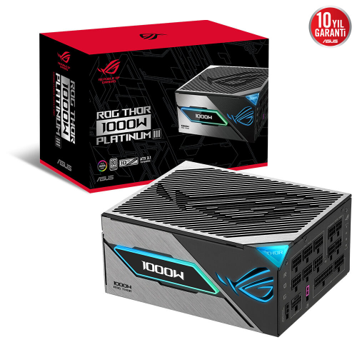 ASUS ROG-THOR-1000P3 1000W 80 Plus Platinum 135mm Full Modüler Gaming (Oyuncu) Power Supply