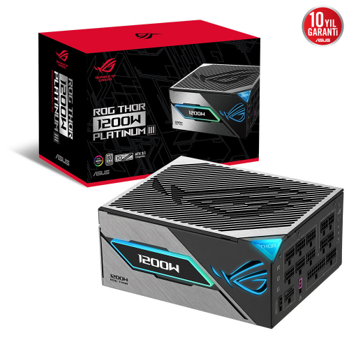 ASUS ROG-THOR-1200P3 1200W 80 Plus Platinum 135mm Full Modüler Gaming (Oyuncu) Power Supply