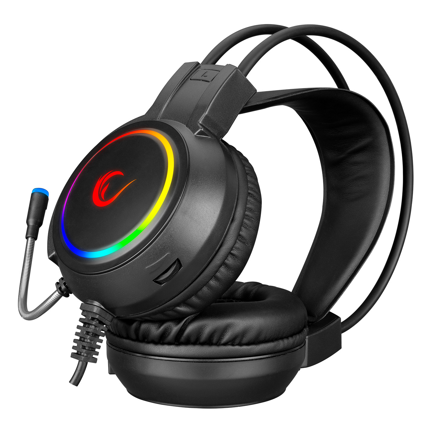 Rampage KM-404 ARGENTI Rainbow Aydınlatmalı Usb Gaming Combo Q Keyboard + RGB Headphone +6D,Led Mouse + Mousepad