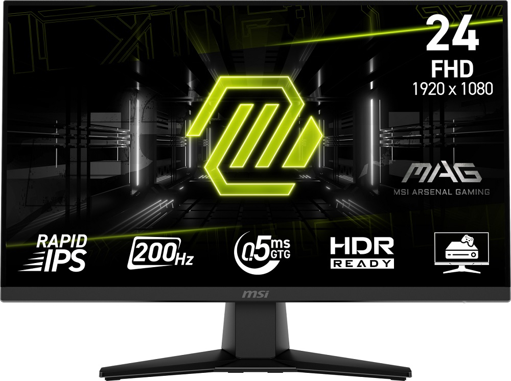 MSI MAG 242F 23.8″ 200Hz 0.5ms  Freesync Full HD Flat Rapid IPS Gaming (Oyuncu) Monitör