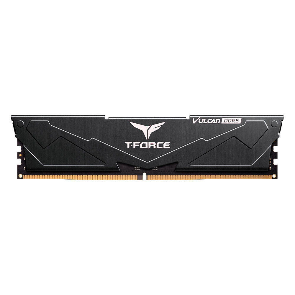 Team T-Force Vulcan Black 16GB (1x16GB) 6000Mhz DDR5 CL38 Siyah Gaming Ram (FLBD516G6000HC38J01)