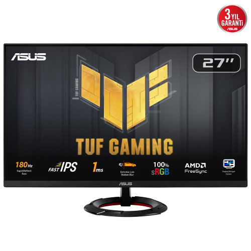 ASUS TUF Gaming VG279Q3R 27″ 1ms 180Hz AdaptiveSync Fast IPS Full HD Gaming Monitör 